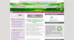 Desktop Screenshot of greenconcrete.info